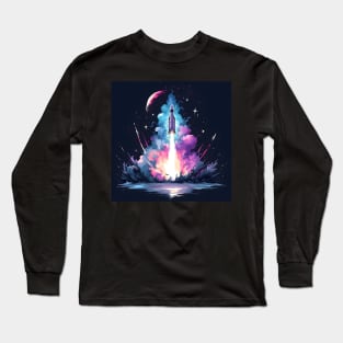 Rocket returning home Long Sleeve T-Shirt